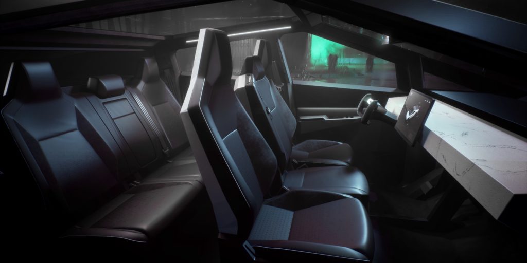 cybertruck interior