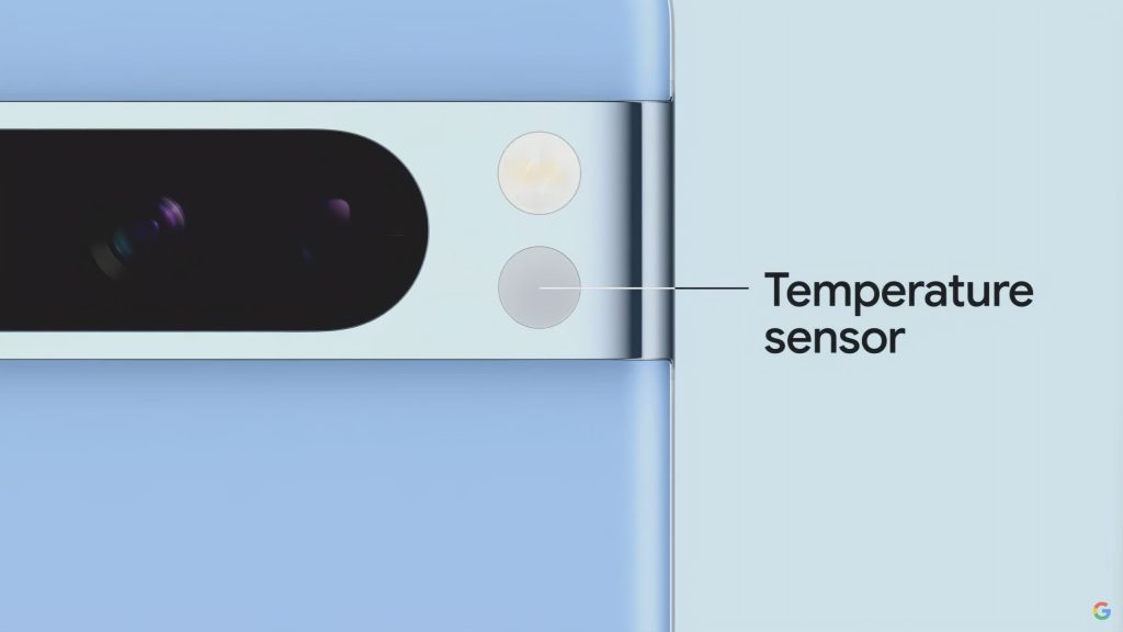 The Pixel 8 Pro temperature sensor